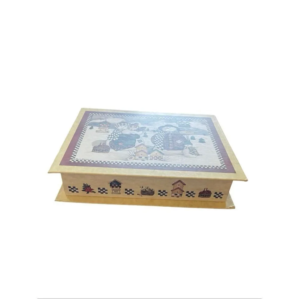 Seasons Holiday Greeting Cards Notepads Envelopes Set With Keepsake Box